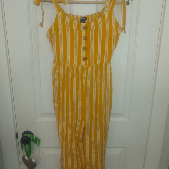 🍭Darling happy yellow jumpsuit - Picture 1 of 4